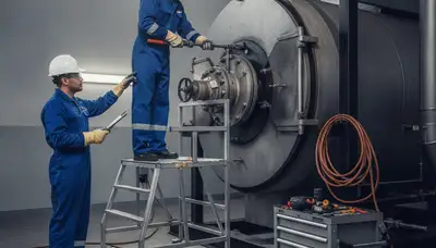 Boiler repair technician servicing Spokane, WA home heating system for reliable winter warmth