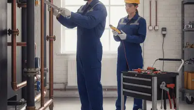Plumber repairing a Spokane, WA home pipe for leak repair and winter plumbing protection