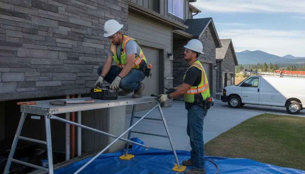 Plumber repairing a pipe in Spokane, WA, for reliable plumbing repair service